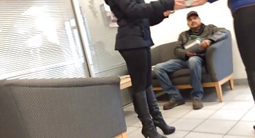 Chica le videos porno lesvianas dio sexo anal a su novio con una Muñeca en vivo